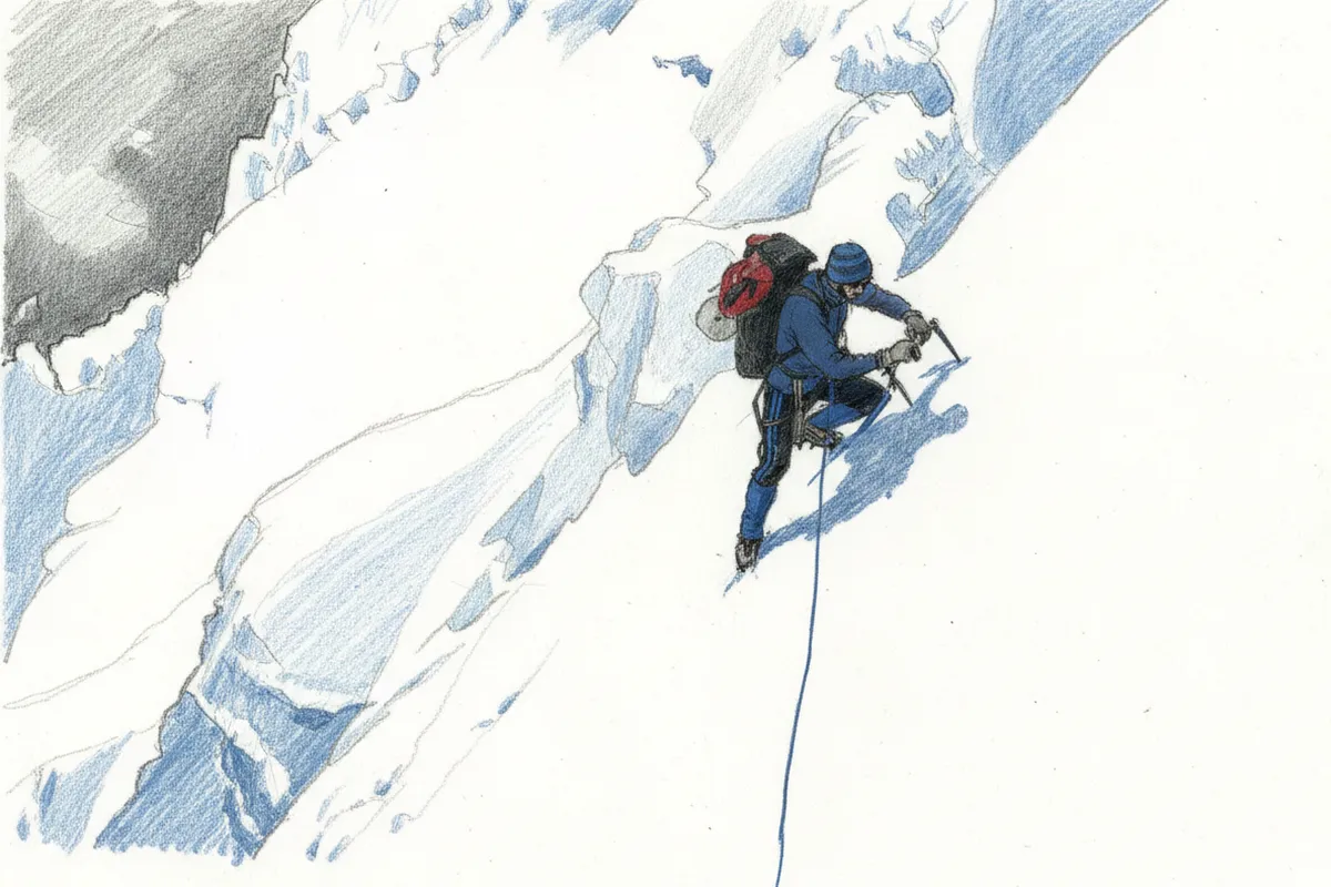 Illustrazione a corredo: 14 luglio 1981: la valanga che spazzò via tre vite in vetta al Pukajirka