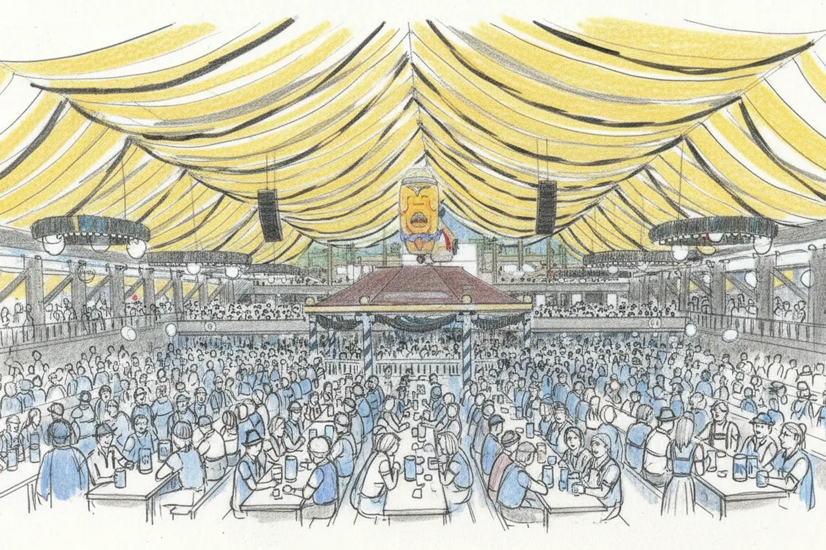 Illustrazione a corredo: Oktoberfest da 3.000 posti a Brescia, la festa che fa tremare i baristi: 'Una minaccia per noi!'