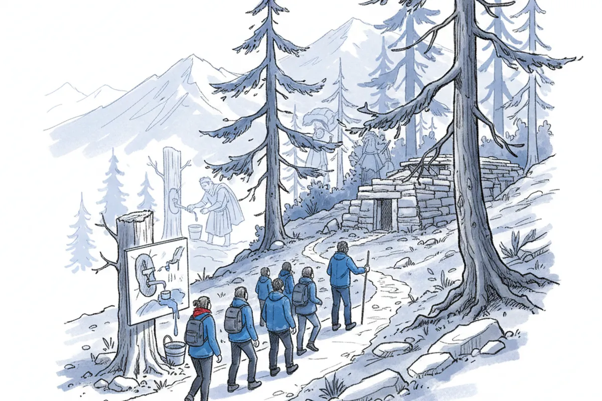 Illustrazione a corredo: Ceto: Risorse segrete e storia camuna in Val Paghera, ecco il trekking che svela tutto!