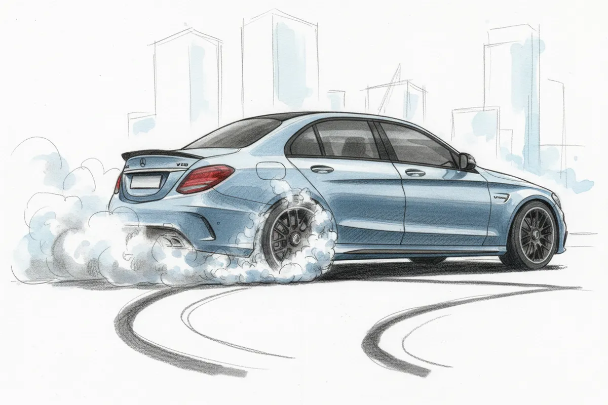 Illustrazione a corredo: Raduni Shock sul Garda: Auto da Urlo, Sgommate e Paura! Cosa sta Succedendo?
